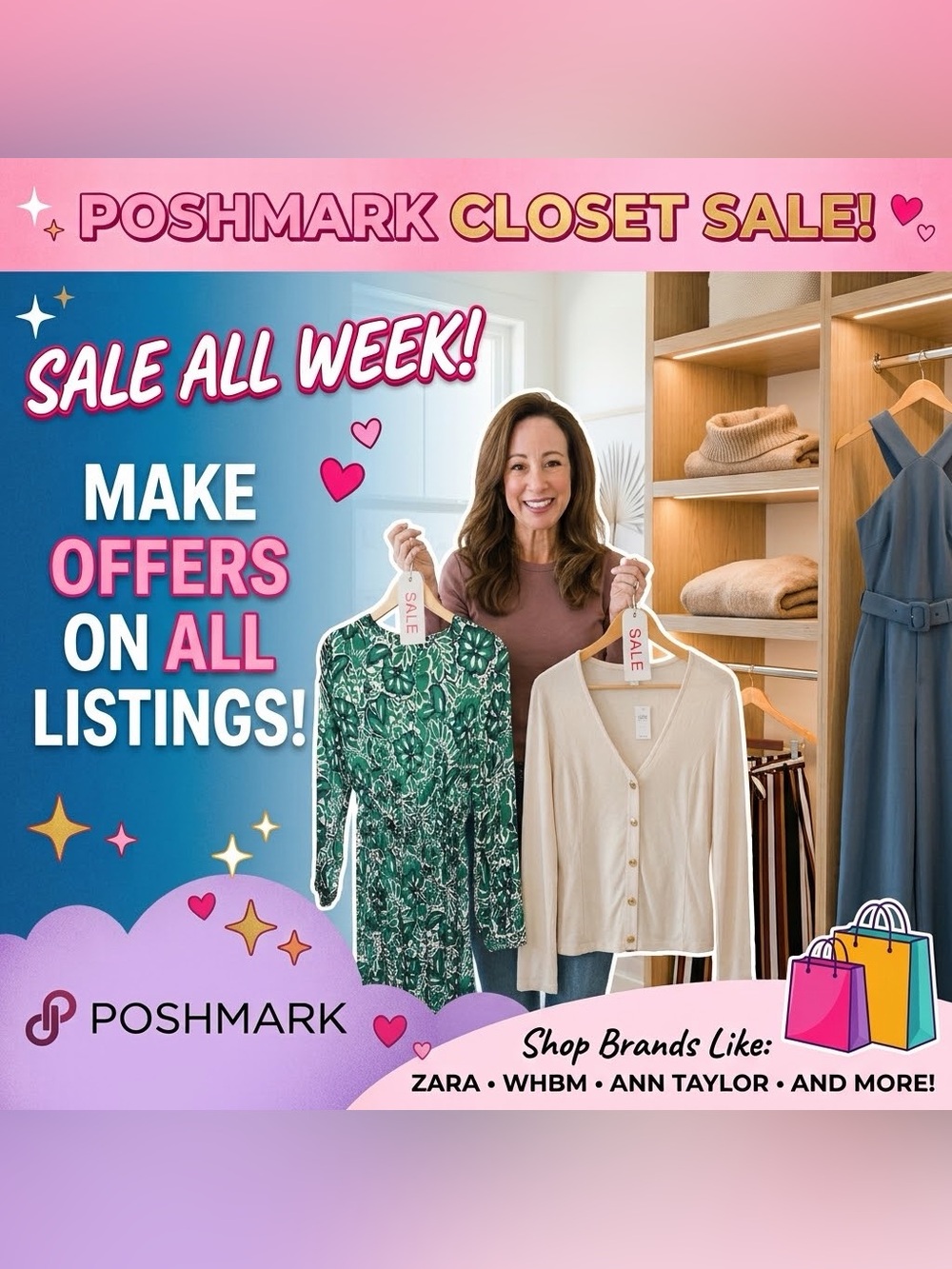 White House Black Market Wide-Leg Jumpsuit in Green Leaf Print SALE!!!!